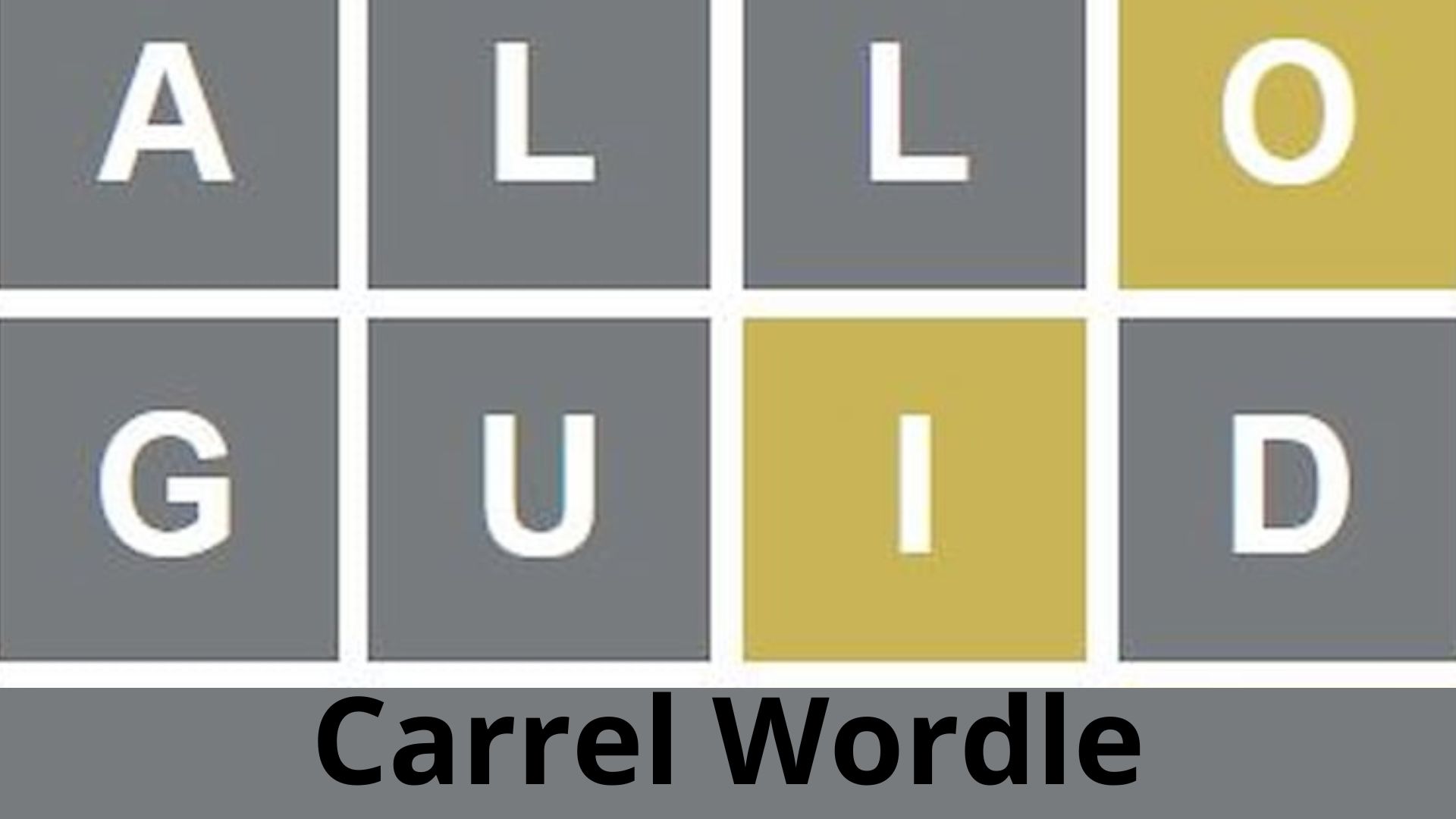 Carrel Wordle