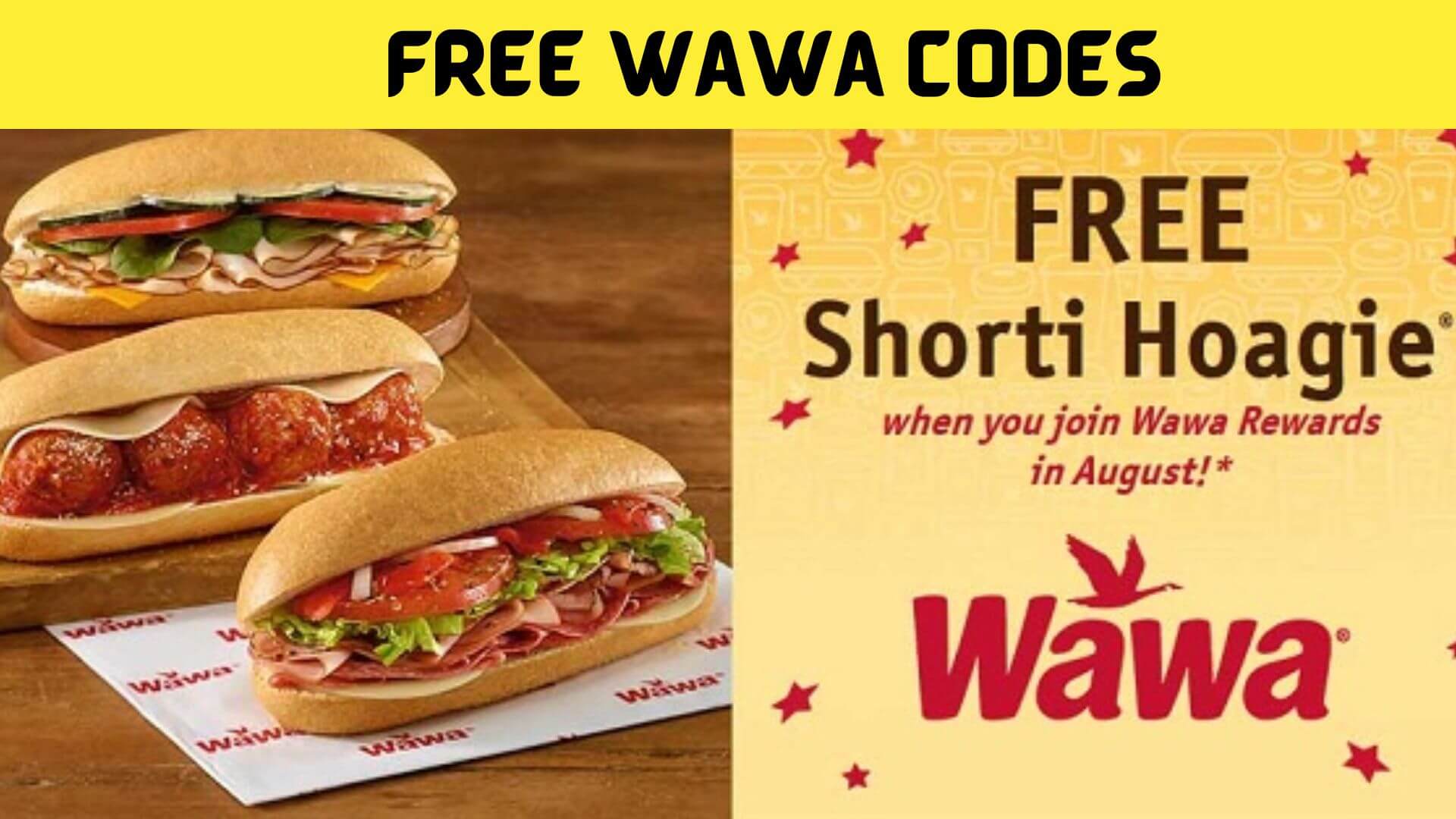 Free Wawa Codes