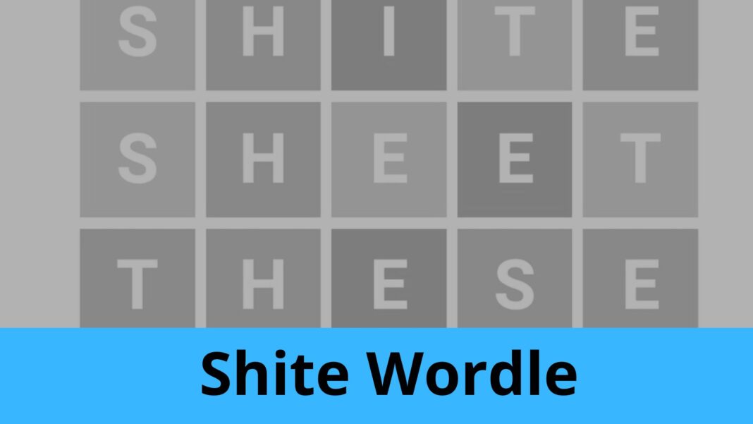 Shite Wordle