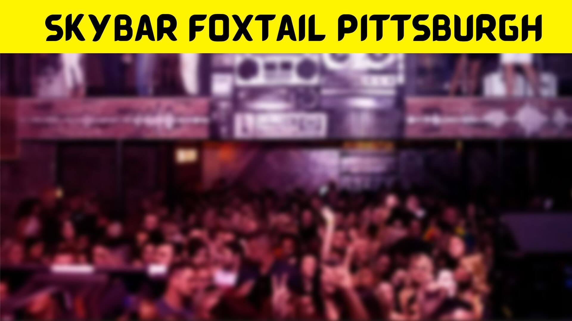 Skybar Foxtail Pittsburgh