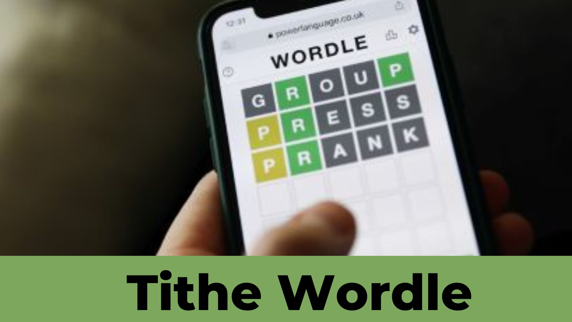 Tithe Wordle