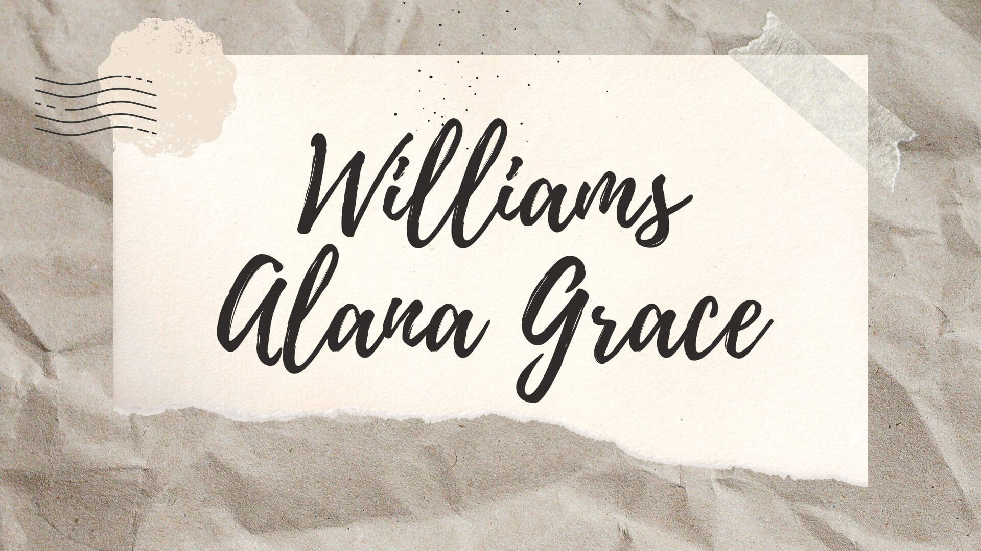 Williams Alana Grace