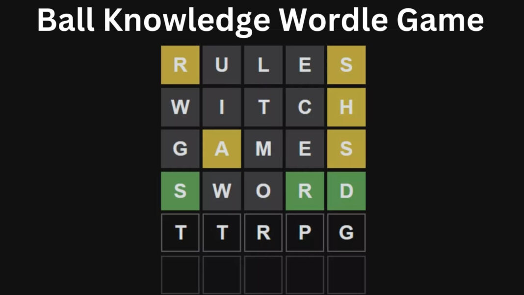 Ball Knowledge Wordle Game