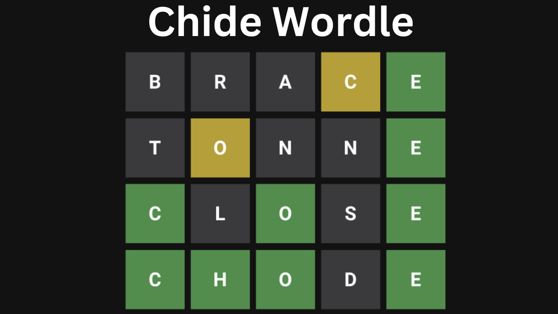 Chide Wordle {Sep 2022} Discover Recent Puzzle Clue, Answer