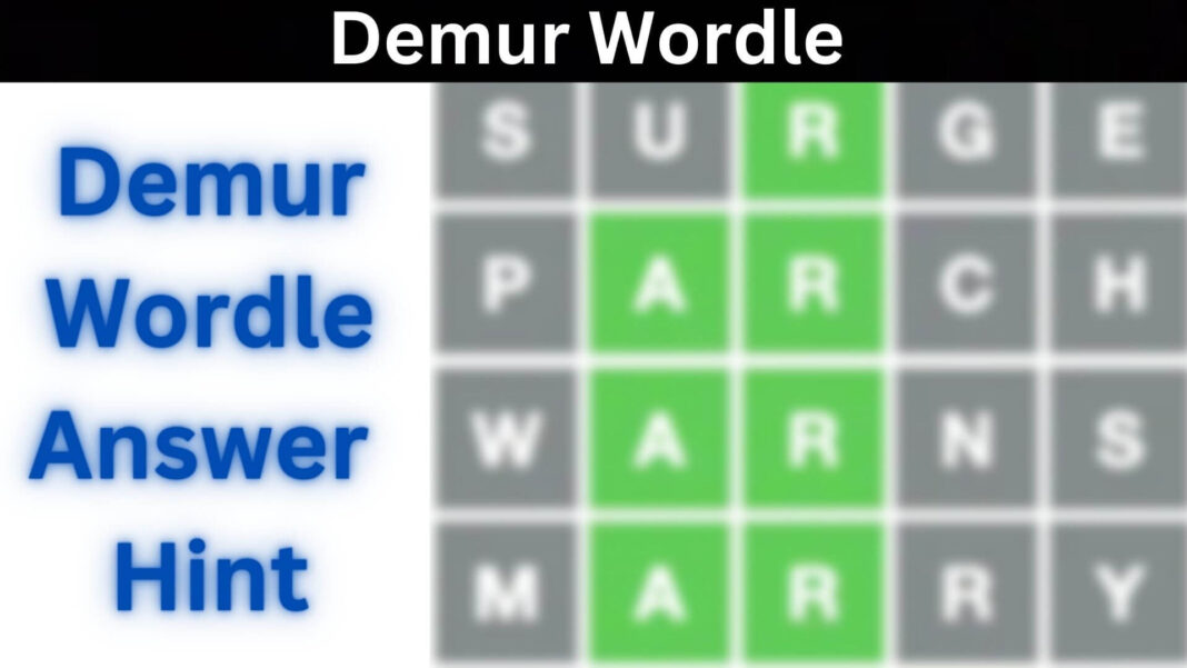 Demur Wordle