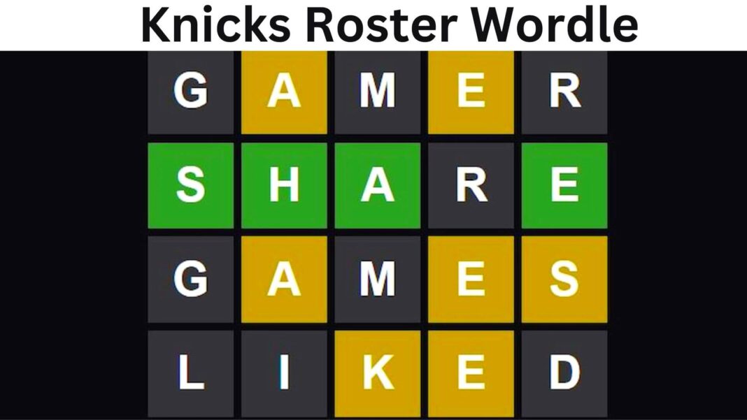 Knicks Roster Wordle