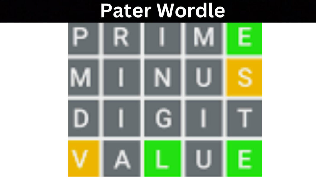 Pater Wordle