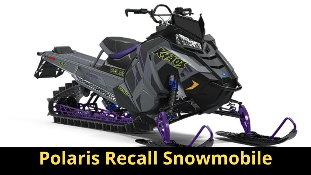 Polaris Recall Snowmobile {SEP} Check Complete Detail