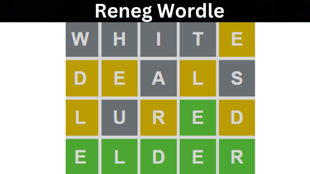 Reneg Wordle