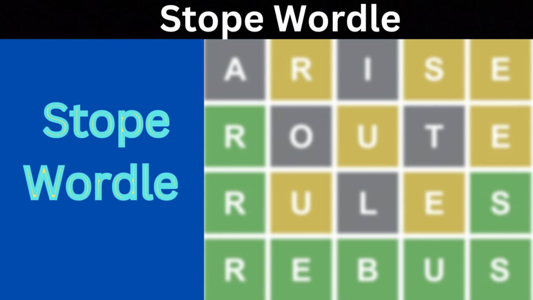 Stope Wordle
