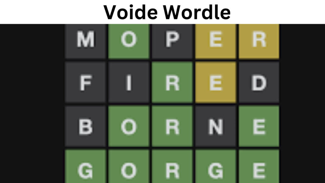 Voide Wordle