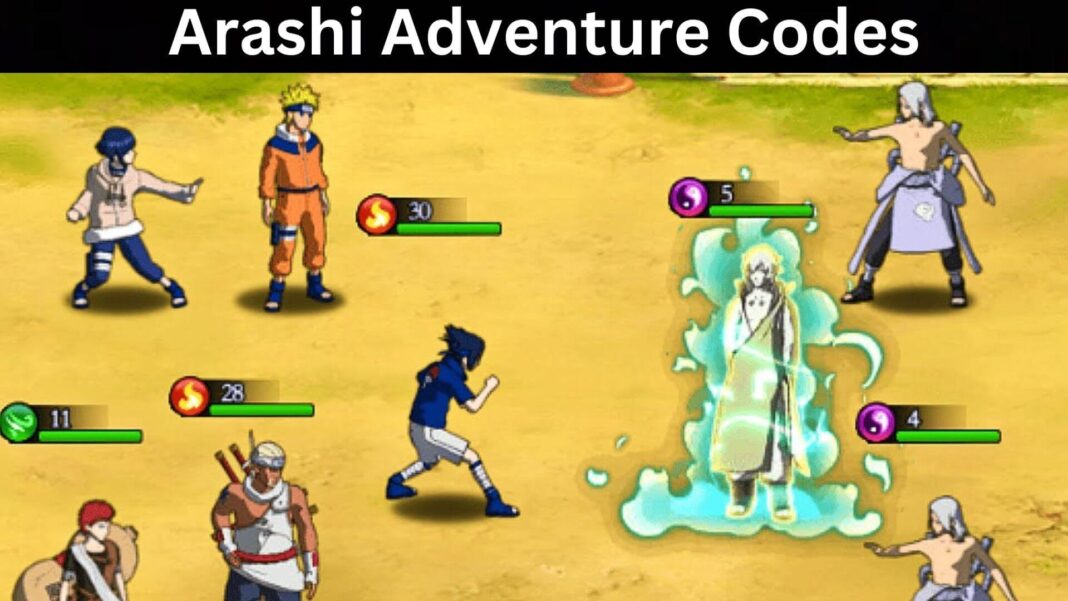 Arashi Adventure Codes