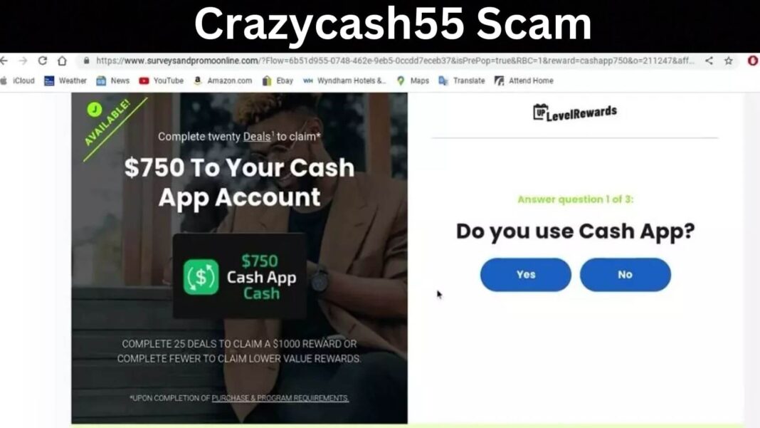 Crazycash55 Scam