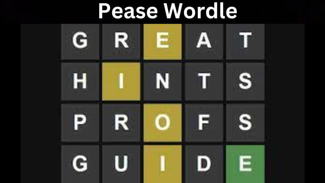 Pease Wordle