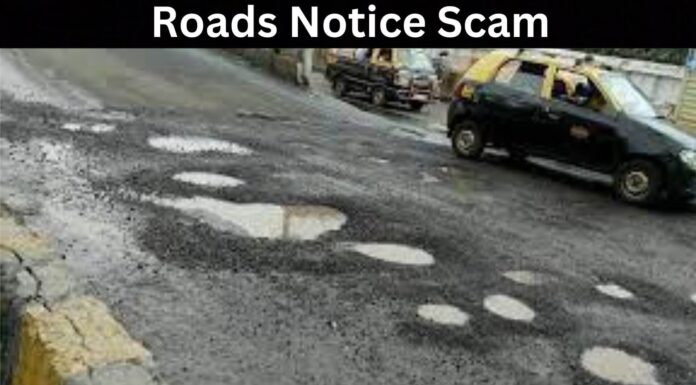 Roads Notice Scam
