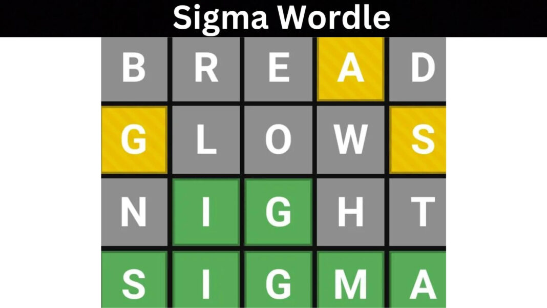Sigma Wordle