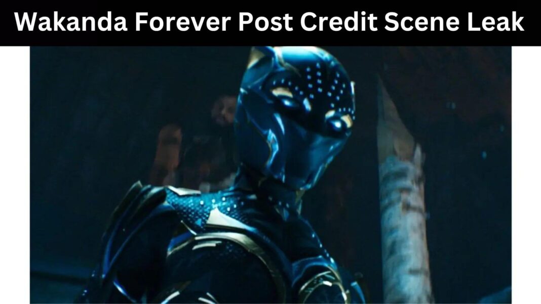 Wakanda Forever Post Credit Scene Leak